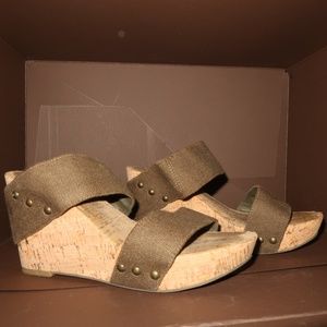 Lucky Brand Cork Wedges